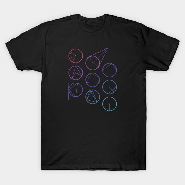 Circle Theorems T-Shirt by cuteandgeeky
